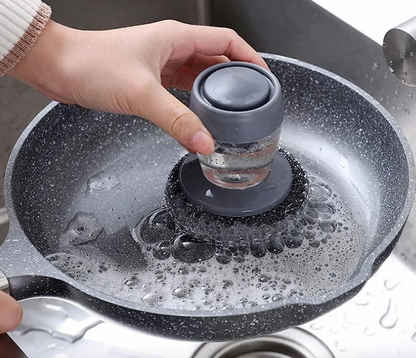 Kitchen Soap Dispensing Palm Brush (Pack of 2)