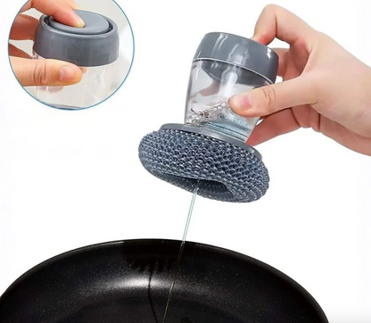 Kitchen Soap Dispensing Palm Brush (Pack of 2)