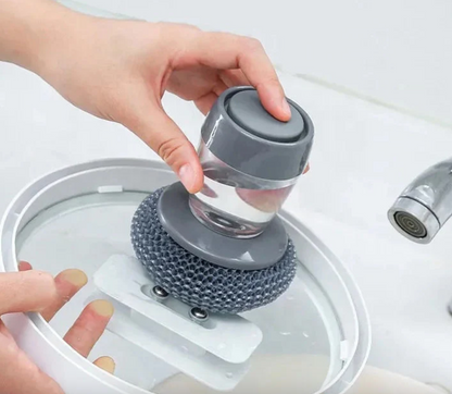 Kitchen Soap Dispensing Palm Brush (Pack of 2)